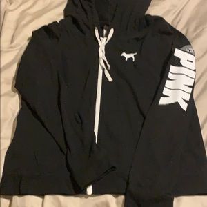 PINK black and white jacket